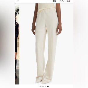NWT Vince High-rise satin straight leg pants